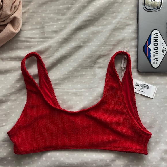 Frankie’s bikinis wilderness top in red - Picture 1 of 4